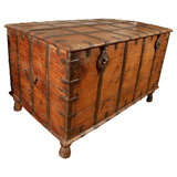 Teak Blanket Chest w/ Iron Fittings